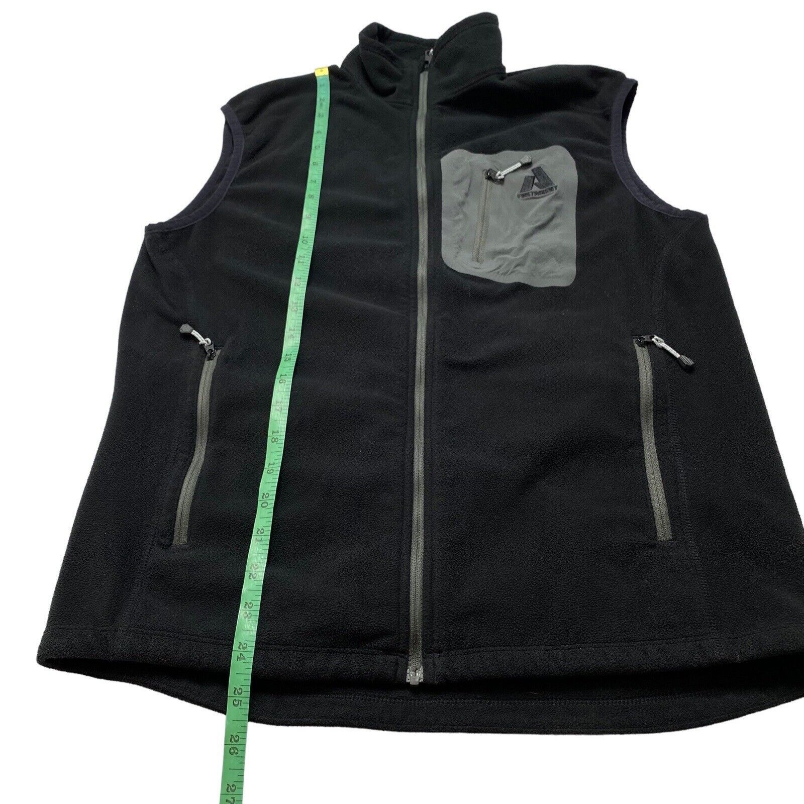Eddie Bauer FIRST ASCENT EDDIE BAUER Black Fleece Full Zip Vest Small ...
