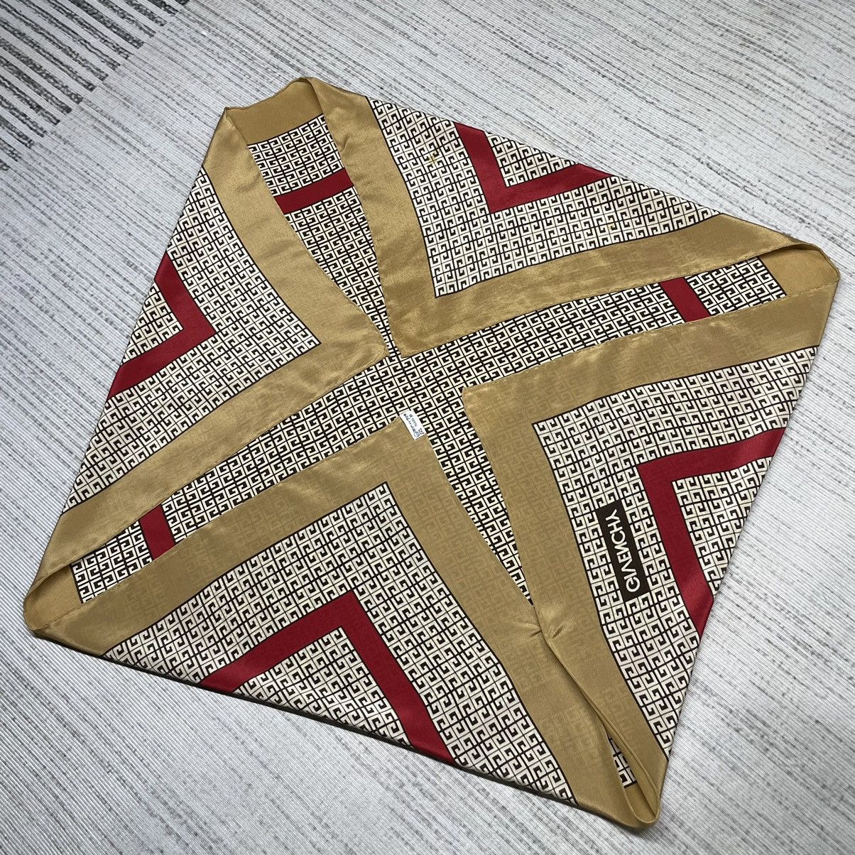 Givenchy Vintage Givenchy Monogram Silk Scarf Size ONE SIZE - 9 Thumbnail