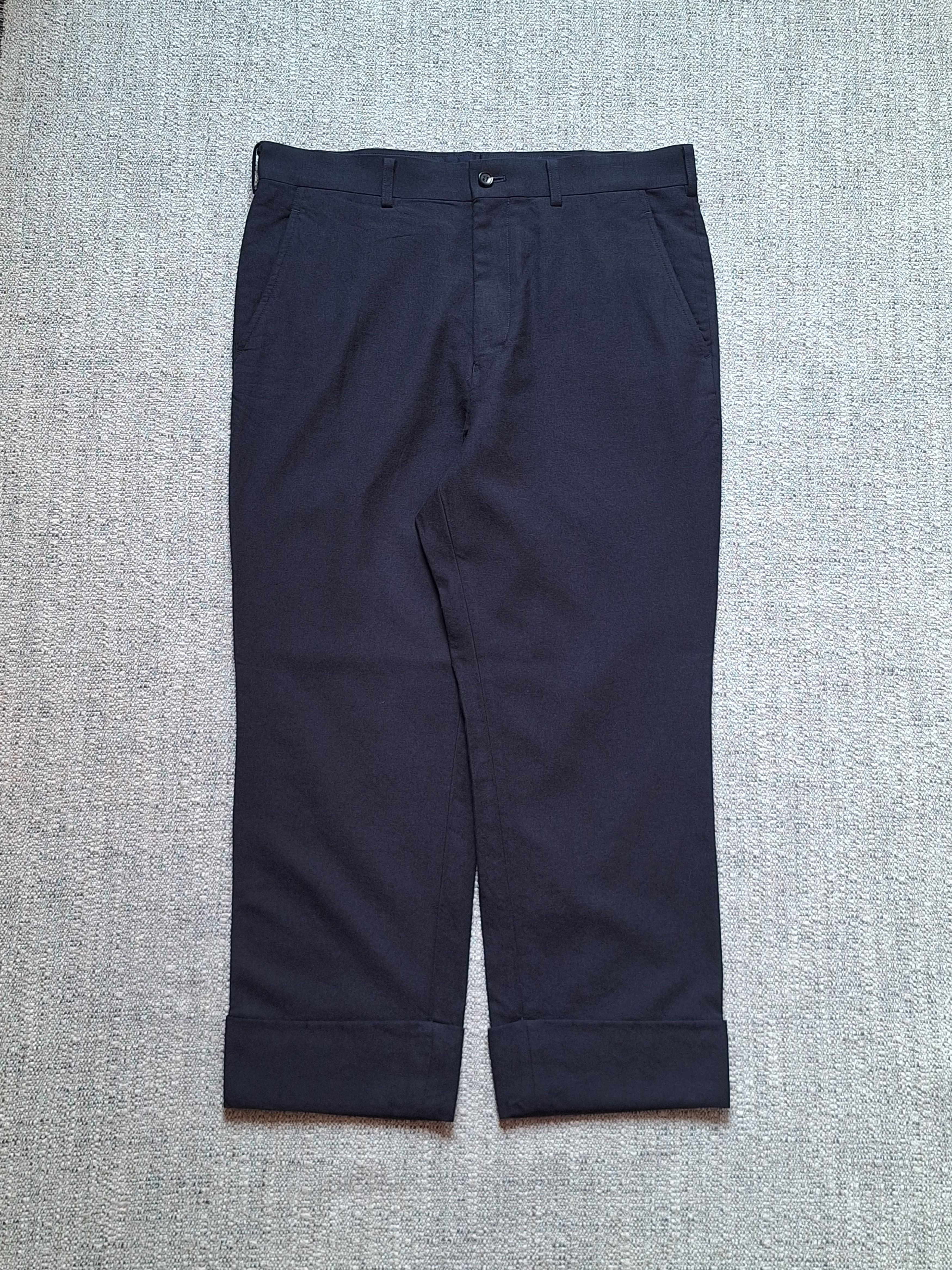 Comme des Garcons Homme COMME des GARCONS HOMME / Navy Trousers Size US 34 / EU 50 - 1 Thumbnail