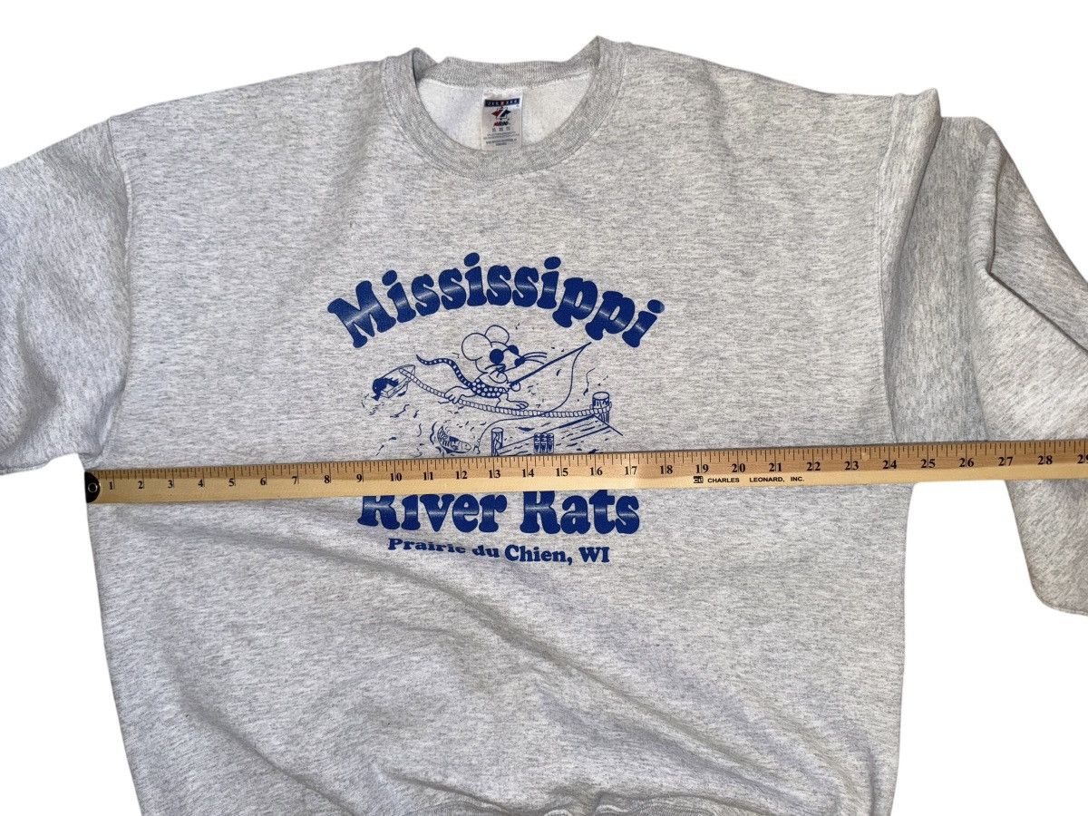 Vintage Vintage 1990s Mississippi River Rats Crewneck Sweatshirt XL Size US XL / EU 56 / 4 - 2 Thumbnail
