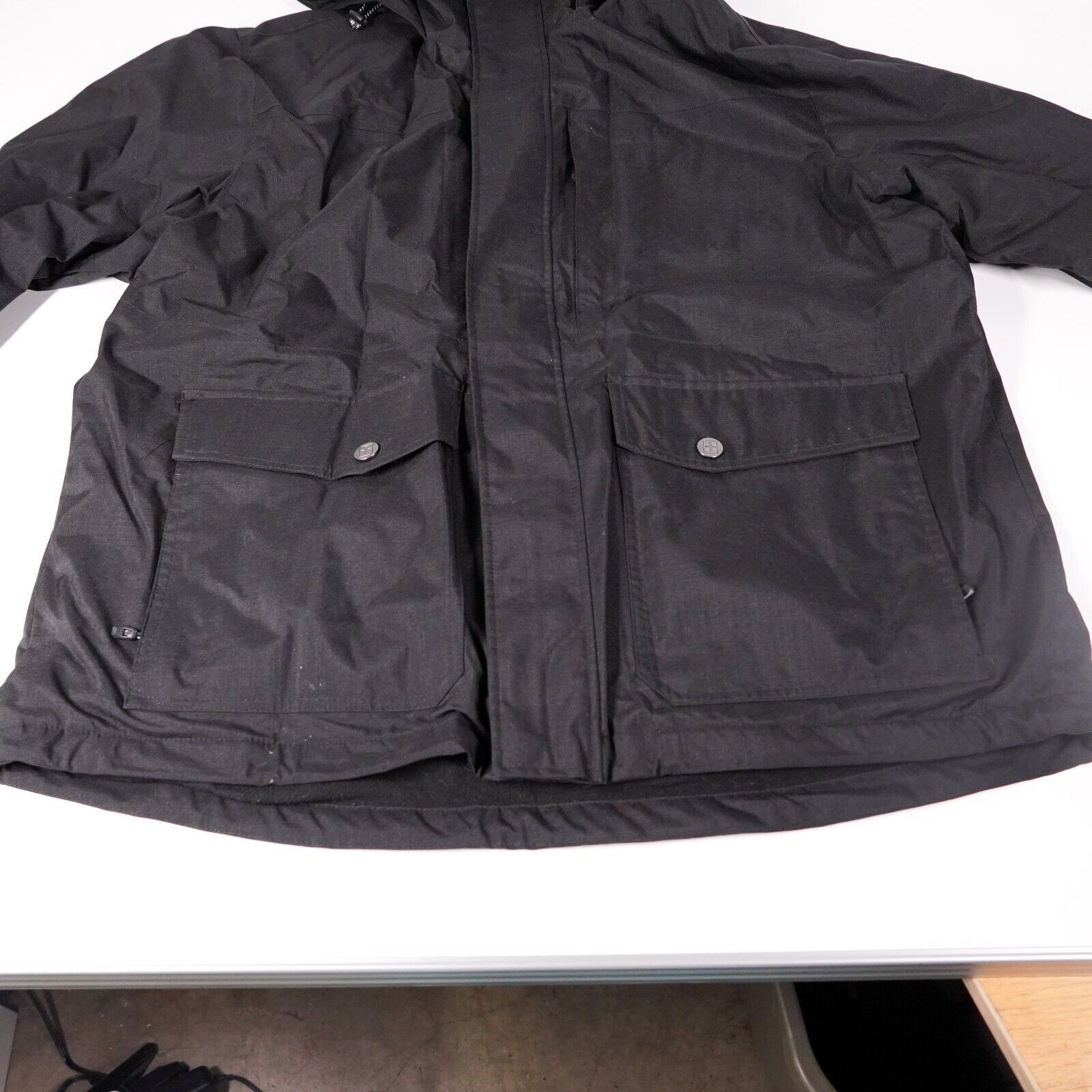 Other Swisstech Hooded Jacket Winter Coat Large 42-44 Black Gray Size US L / EU 52-54 / 3 - 4 Thumbnail