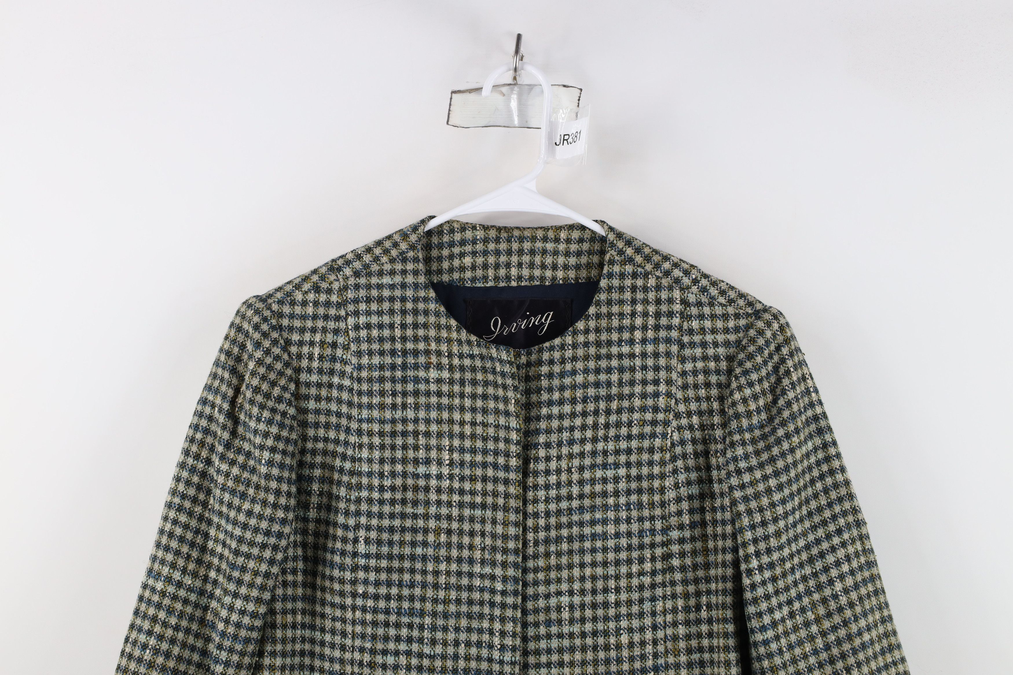 Vintage Vintage 50s 60s Rockabilly Blazer Suit Jacket Plaid USA Size L / US 10 / IT 46 - 2 Thumbnail