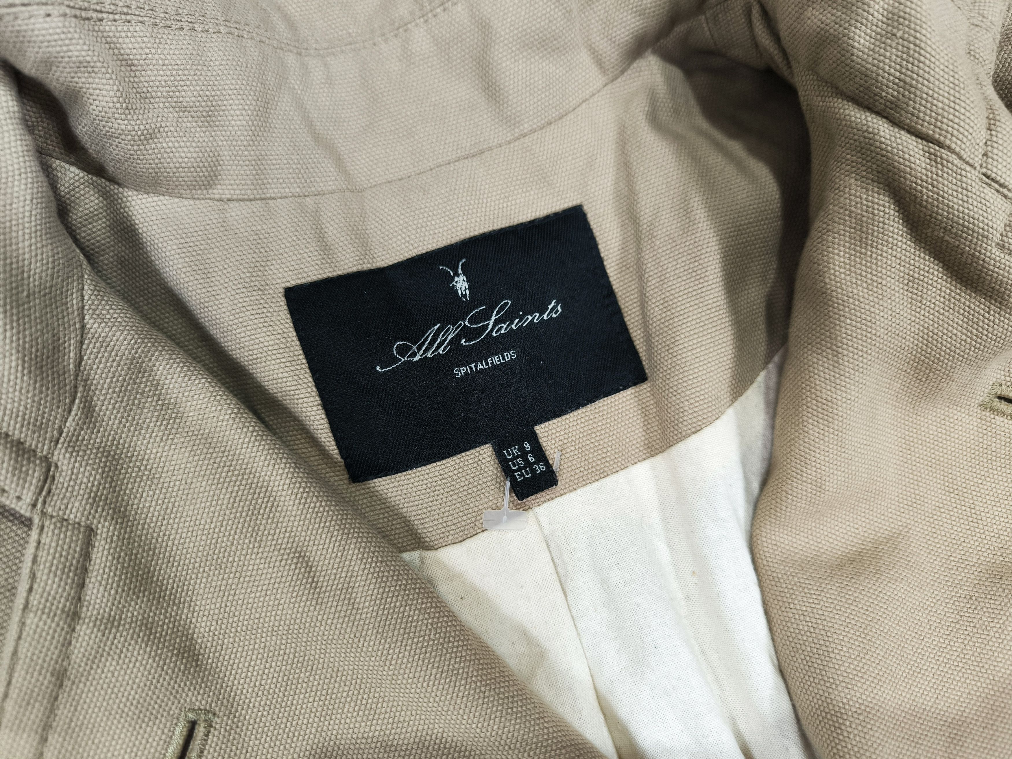 Allsaints AllSaints Leonda Double Breasted Trench Coat Size US 6 Size M / US 6-8 / IT 42-44 - 5 Thumbnail