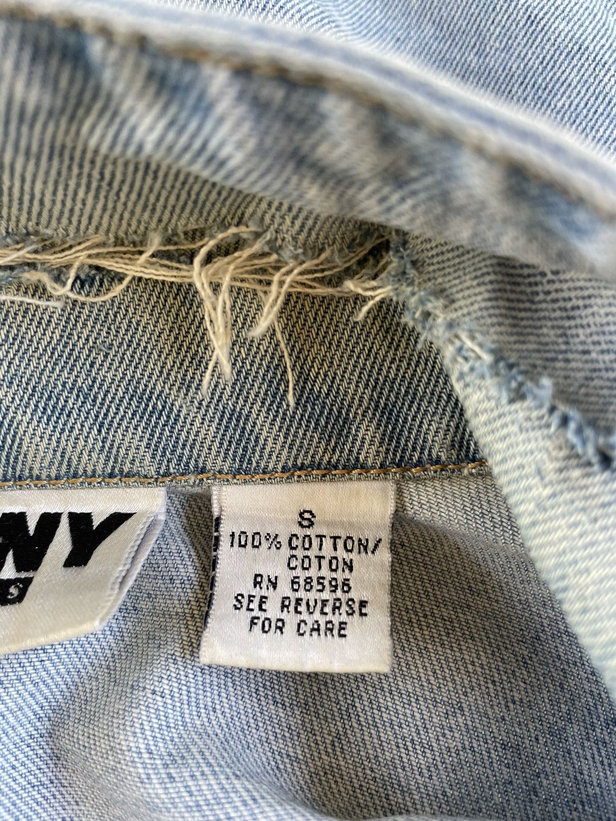 DKNY Vintage Dkny Denim Jacket Size US S / EU 44-46 / 1 - 8 Thumbnail