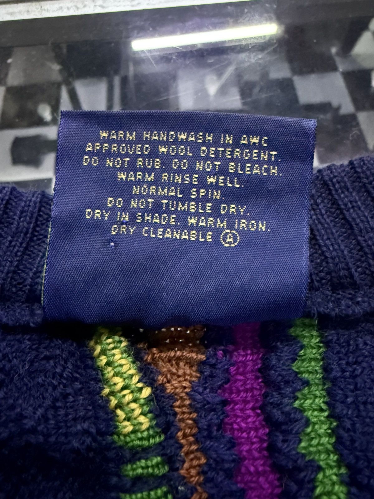 Vintage Vintage Coogi Style By Limnos 3D Cable Knit Wool Sweater Size US L / EU 52-54 / 3 - 19 Thumbnail