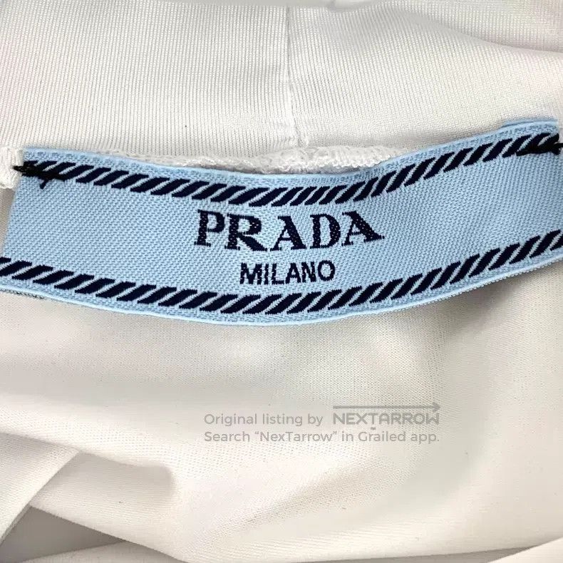 Prada Prada 22 white triangle high-necked long-sleeved T-shirt u Size XS / US 0-2 / IT 36-38 - 6 Thumbnail