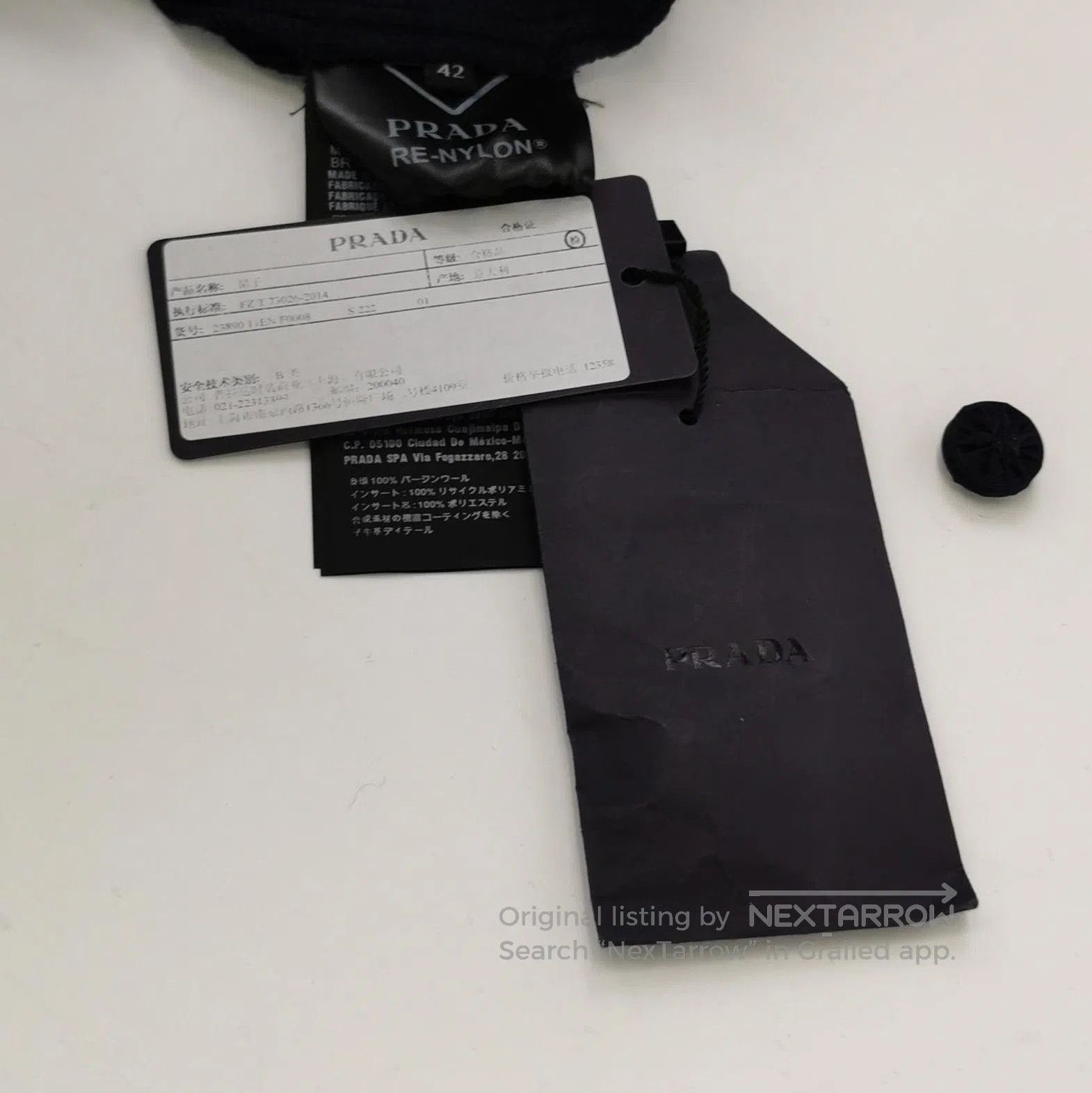 Prada Prada Wool Long Sleeve Crewneck Dress . Size L / US 10 / IT 46 - 2 Thumbnail