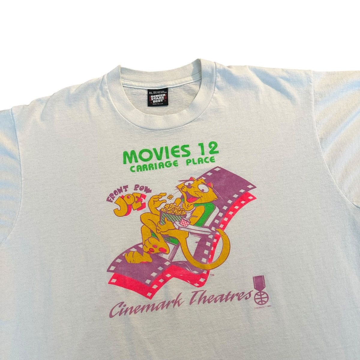 Vintage Vintage 1989 Movies 12 Carbine Place Cinemark theatre shirt Size US L / EU 52-54 / 3 - 2 Thumbnail