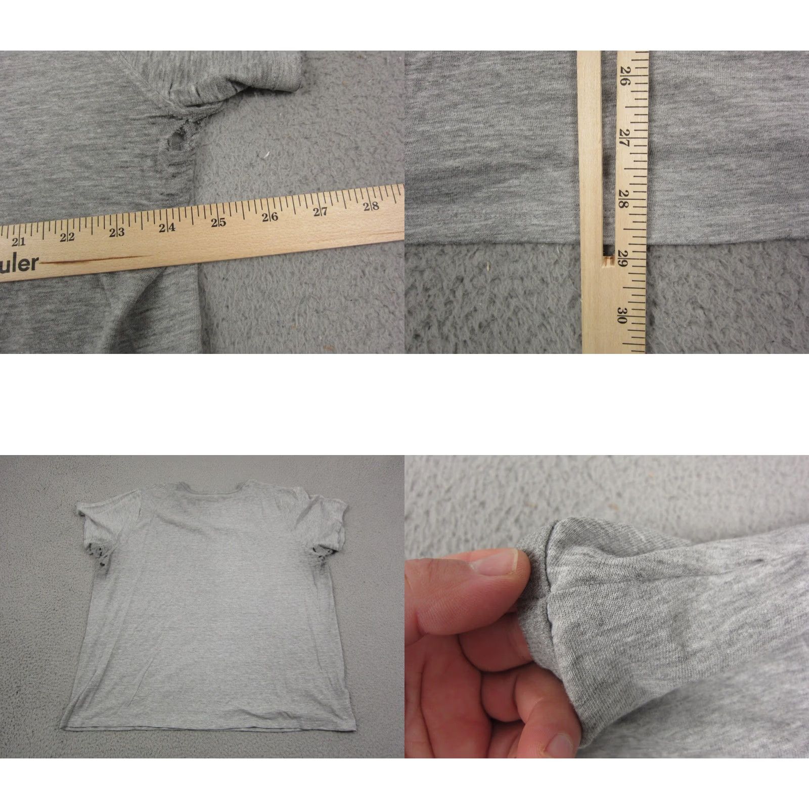 Vintage Vintage T Shirt Mens 2XL Gray Short Sleeve Crew Neck Tee 70s 80s Size US XXL / EU 58 / 5 - 9 Thumbnail