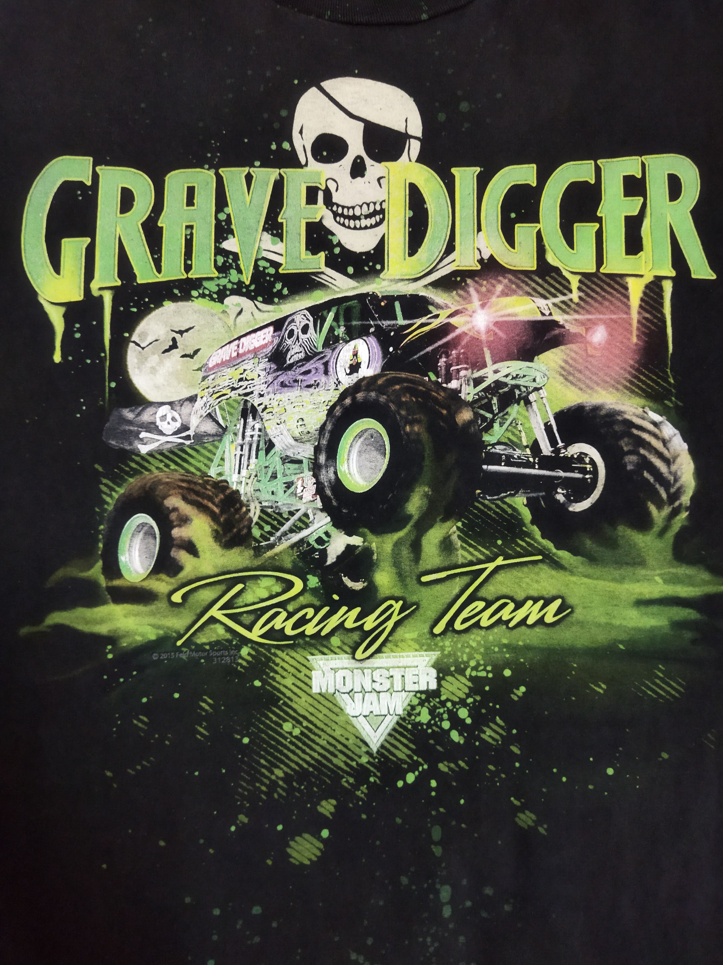 Other Grave Digger Monster Jam Tee Size US XL / EU 56 / 4 - 2 Thumbnail