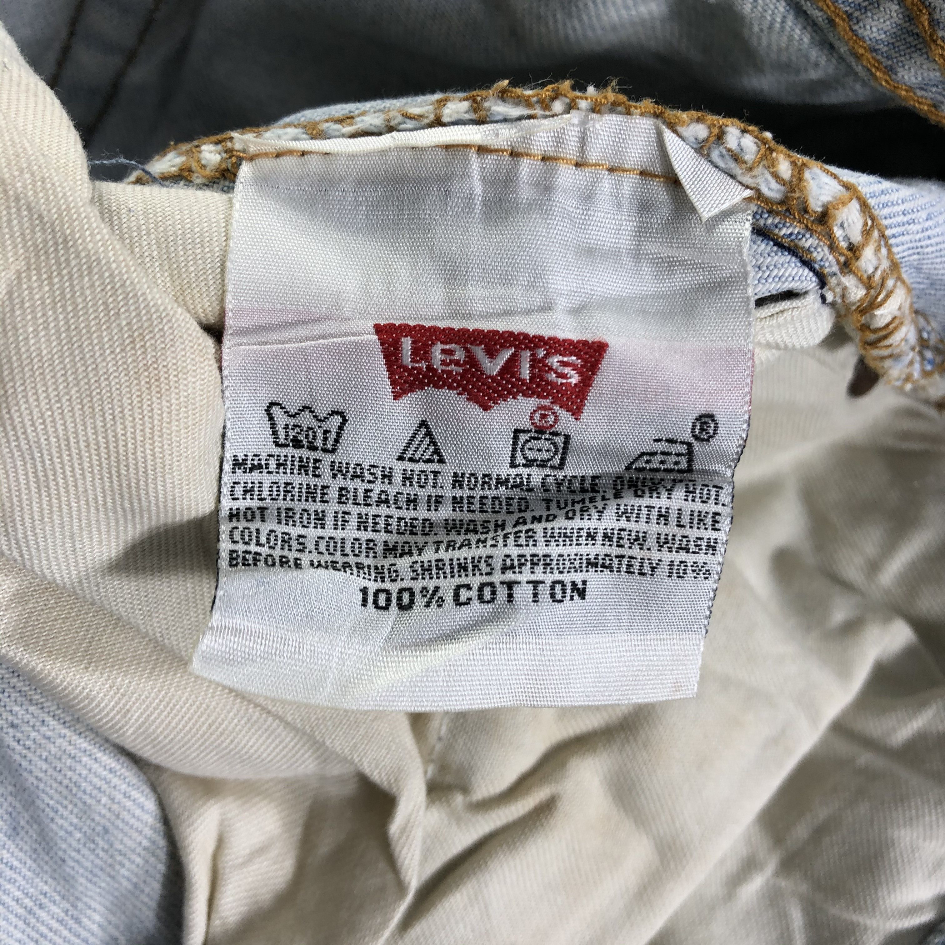 Levi's Vintage Light Wash Levis 505 Jeans-J3576 Size US 32 / EU 48 - 10 Thumbnail