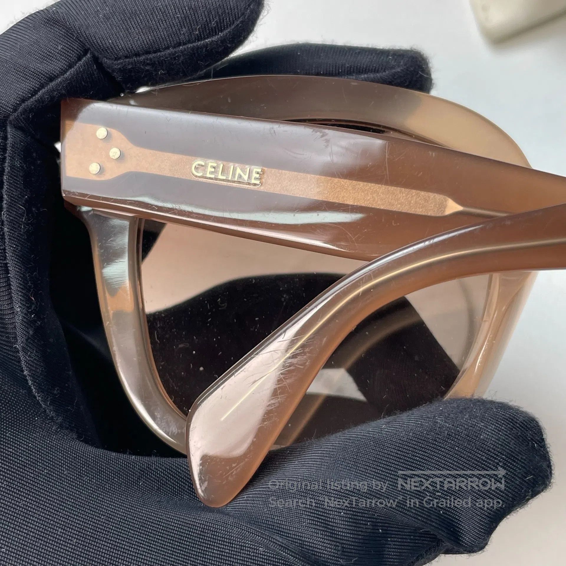 Celine CELINE Light brown sunglasses| Size ONE SIZE - 5 Thumbnail