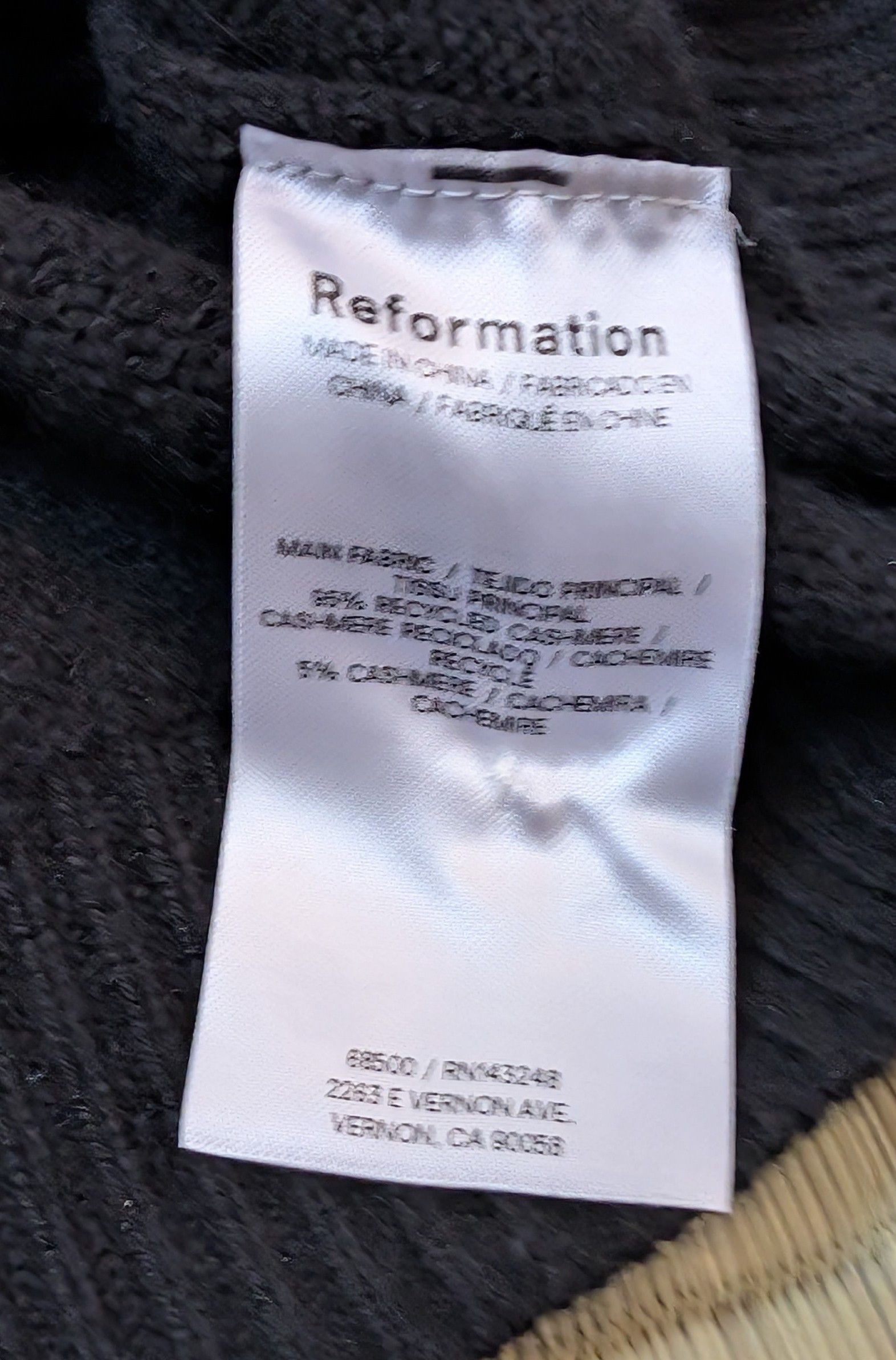 Reformation Reformation Ferren Recycled Cashmere Cropped Cardigan Size S / US 4 / IT 40 - 4 Thumbnail