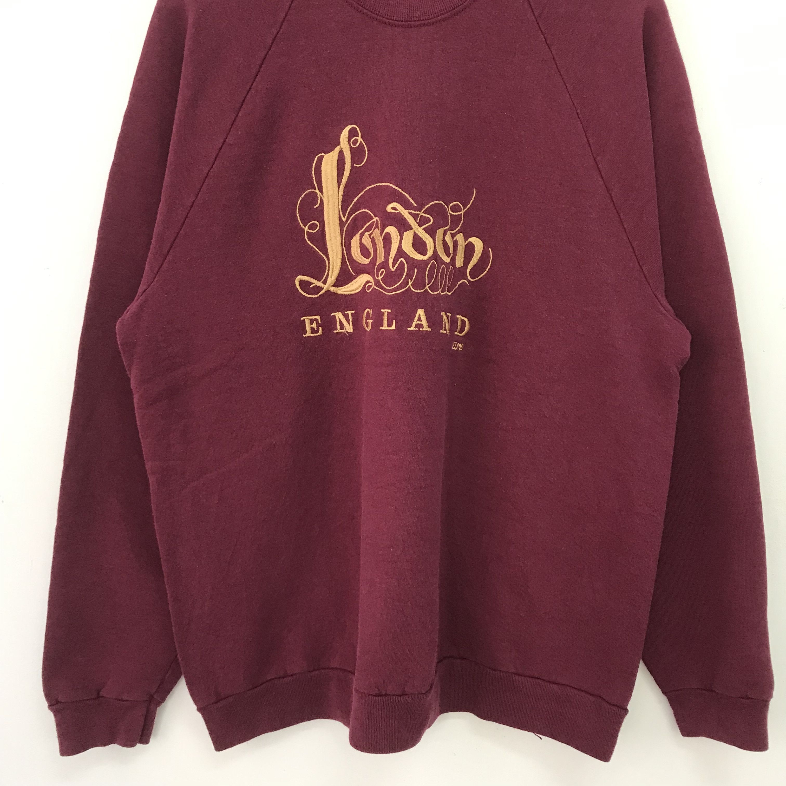 Wax London Vintage London Maroon Sweatshirt Large London - 550 Size US L / EU 52-54 / 3 - 3 Thumbnail