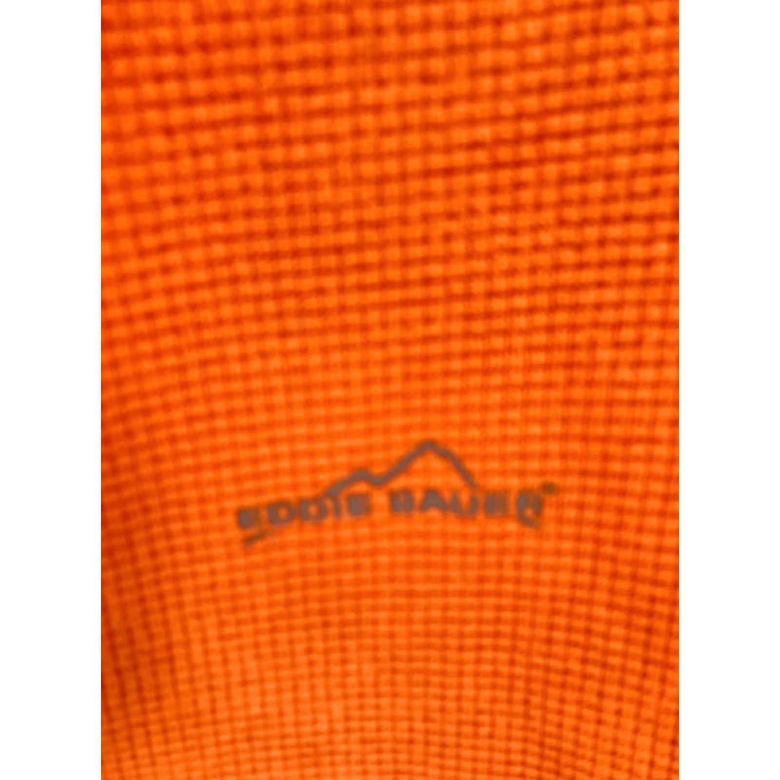 Eddie Bauer VINTAGE Eddie Bauer Pullover Sweater Mens L Orange Waffle Grid 1/4 Zip Outdoor Logo Size US L / EU 52-54 / 3 - 6 Thumbnail