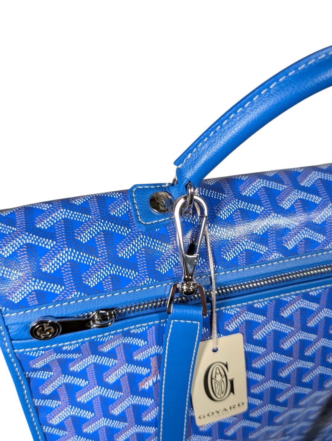 Goyard Sky Blue Saint Léger Foldable Backpack Size ONE SIZE - 8 Thumbnail