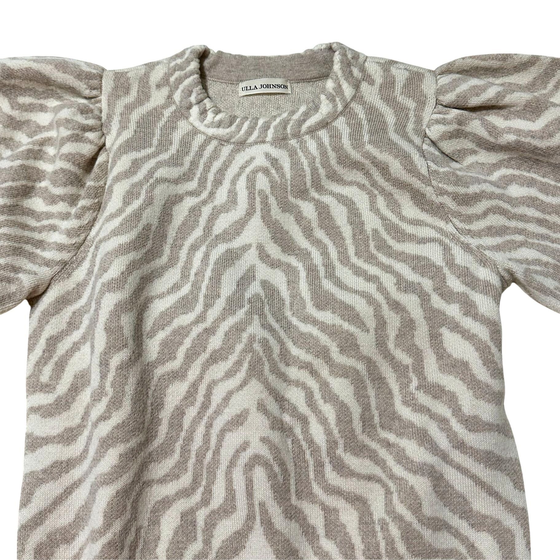 Ulla Johnson Ulla Johnson Massey Pullover Zebra Stripe Merino Wool Balloo Size XS / US 0-2 / IT 36-38 - 9 Thumbnail