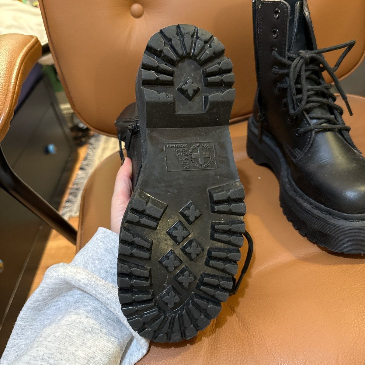 Dr. Martens Dr Martens Vegan Boots Size US 6.5 / IT 36.5 - 3 Thumbnail