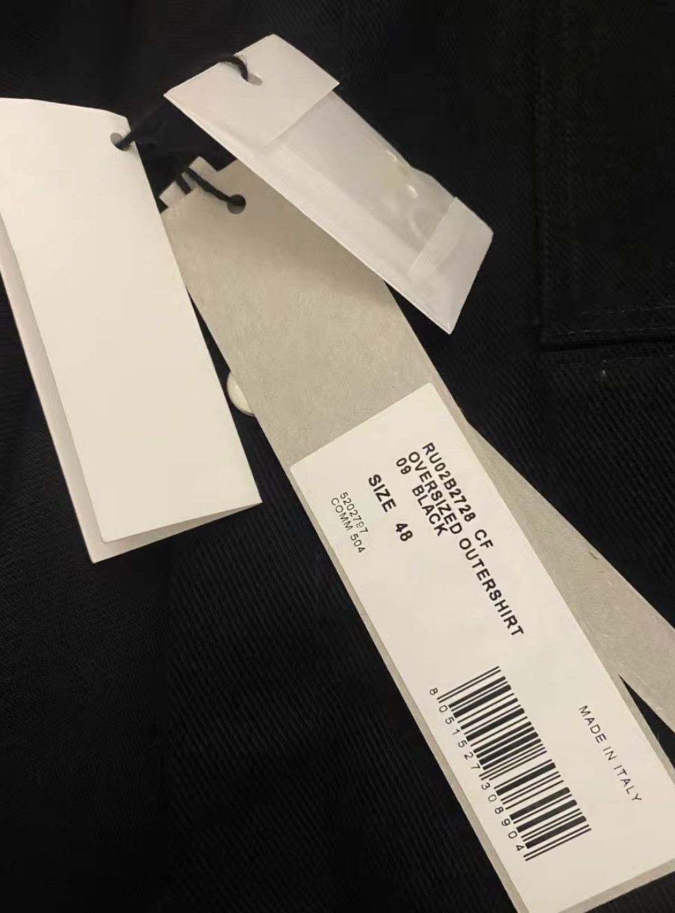 Rick Owens Rick Owens Oversized Strobe Outershirt Jacket Size US M / EU 48-50 / 2 - 6 Thumbnail