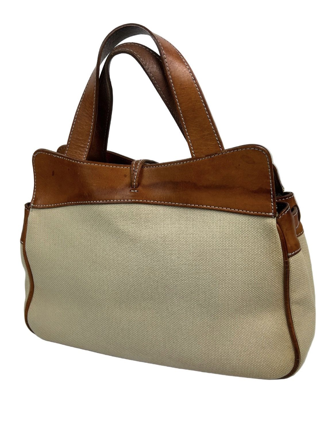 Burberry Burberry Canvas Check Tote Bag Size ONE SIZE - 2 Thumbnail