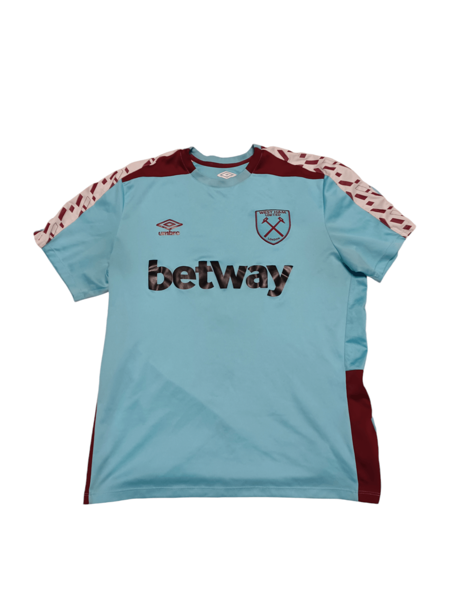 Umbro WEST HAM UNITED UMBRO SOCCER FOOTBALL JERSEY Size US L / EU 52-54 / 3 - 1 Thumbnail