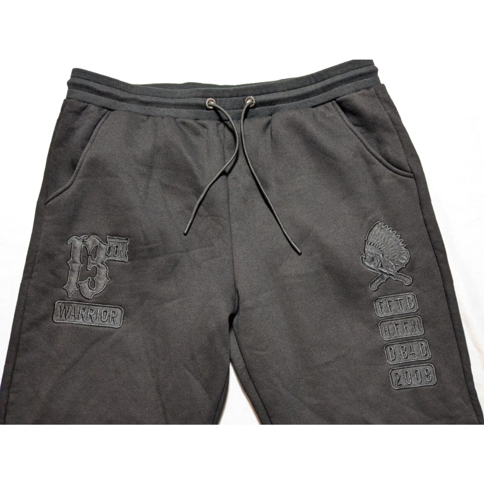 Vintage HEAD RUSH Men 3XL Black 13th WARRIOR CHOSEN FEW Jogger Sweatpants EUC Size US 39 - 5 Thumbnail