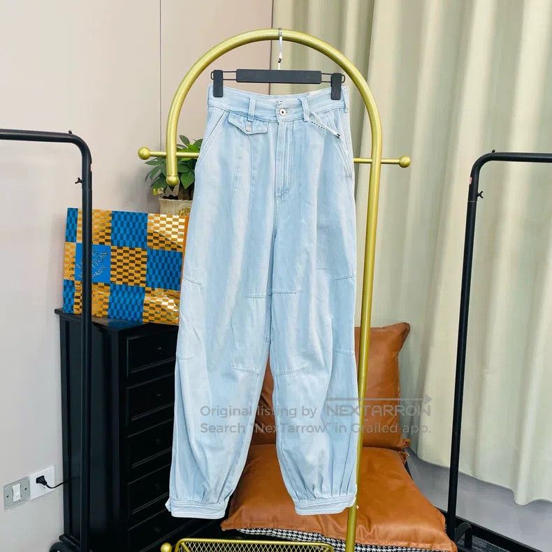 Loewe Loewe Blue Back Leather Label Trousers Size 42" / US 20 - 1 Thumbnail