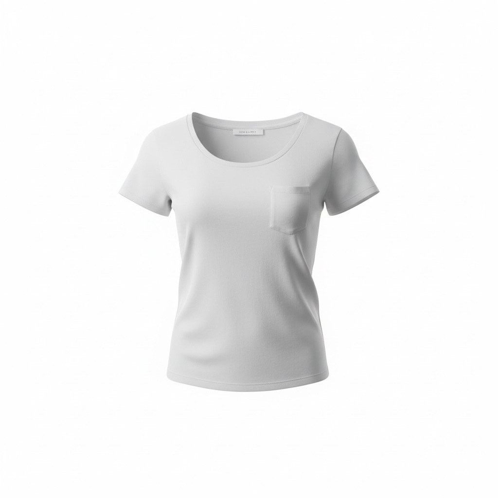 Lou & Grey Lou & Grey Women’s XS White Supima T Shirt Short Sleeve Size XS / US 0-2 / IT 36-38 - 1 Thumbnail