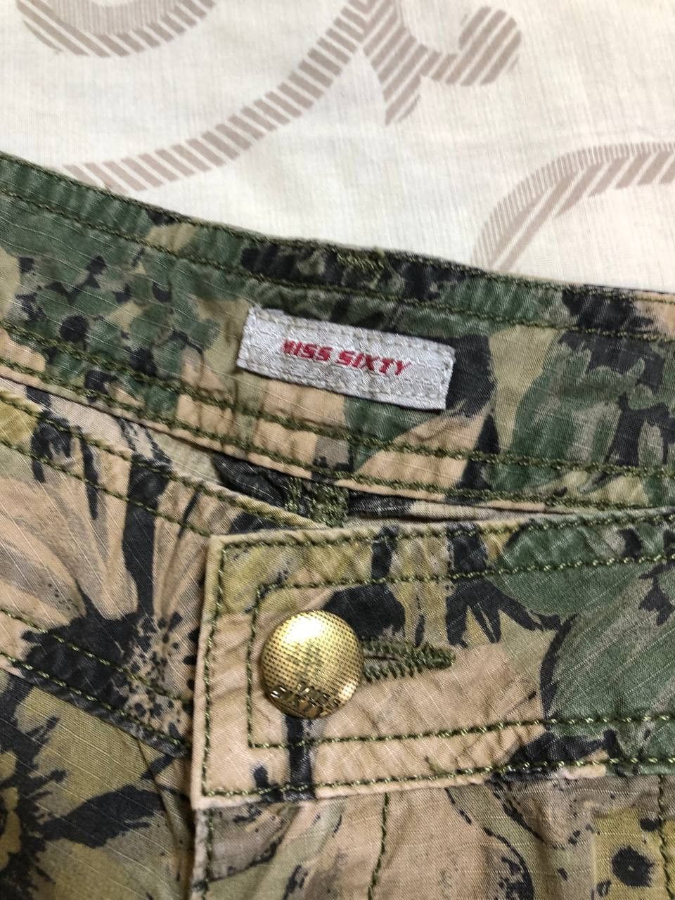 Miss Sixty Miss Sixty Floral Camo Cargo Pants Y2K Archive Size 33" - 9 Thumbnail