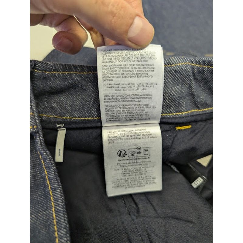 Moncler o1rshd1 Nigo Paneled Denim Pants in Blue Size US 36 / EU 52 - 18 Thumbnail