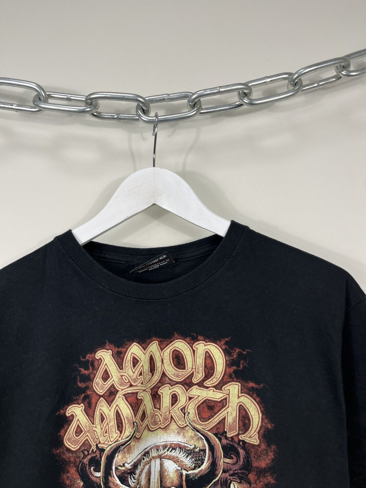 Band Tees Vintage Amon Amarth Big Logo Song Rock Band Tee Size US M / EU 48-50 / 2 - 5 Thumbnail