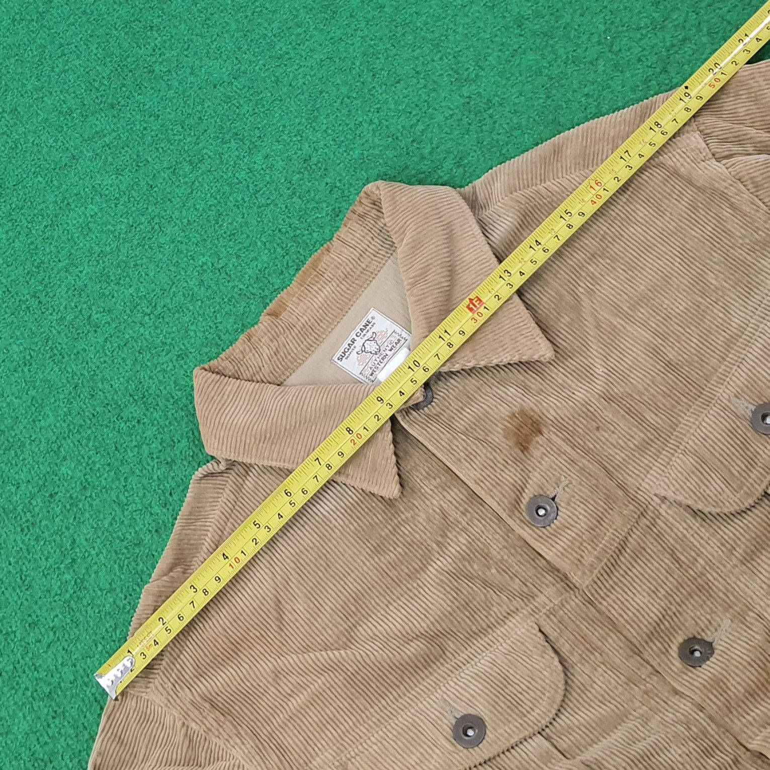Sugar Cane Vintage Sugar Cane Corduroy Jacket C257N20 Size US S / EU 44-46 / 1 - 8 Thumbnail