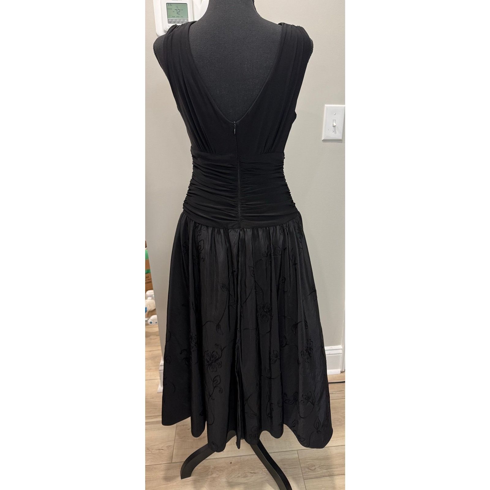 Other Whimsigoth Vintage SL Fashions Dress Embroidered Skirt 10 Size L / US 10 / IT 46 - 2 Thumbnail