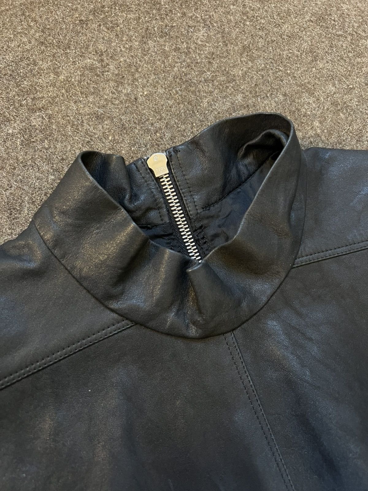 Rick Owens Rick Owens SS14 Leather Tunic Size US S / EU 44-46 / 1 - 6 Thumbnail