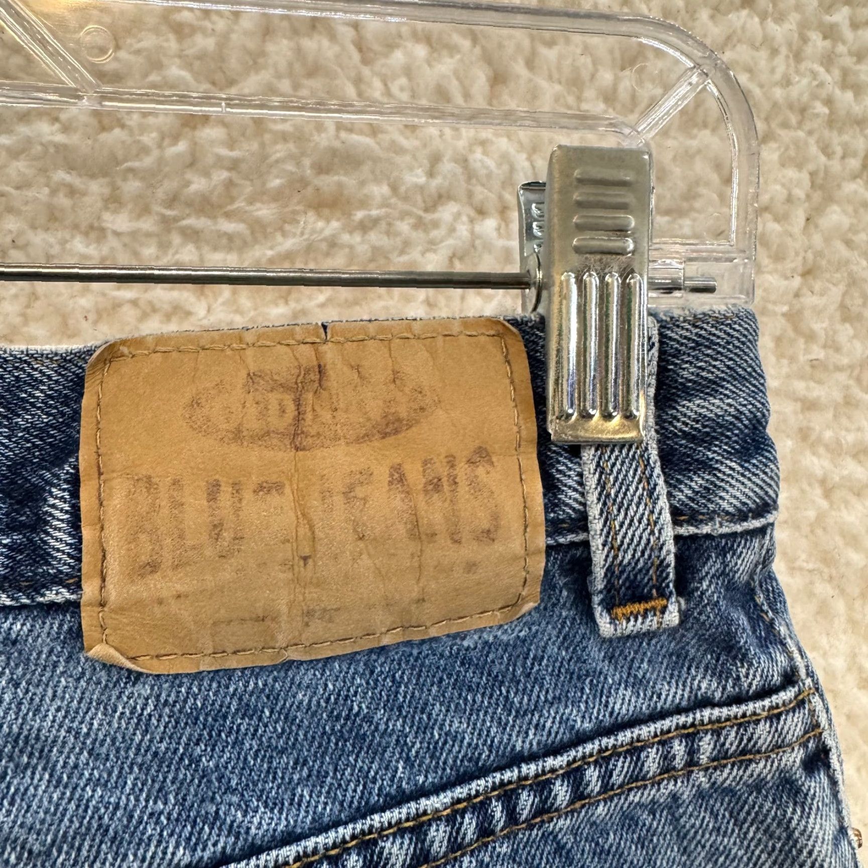 Old Navy VINTAGE Old Navy Jeans Straight Leg 8 28 High Waisted Medium Wash Cotton Denim Mens Girls Womens Size 30" / US 8 / IT 44 - 7 Thumbnail