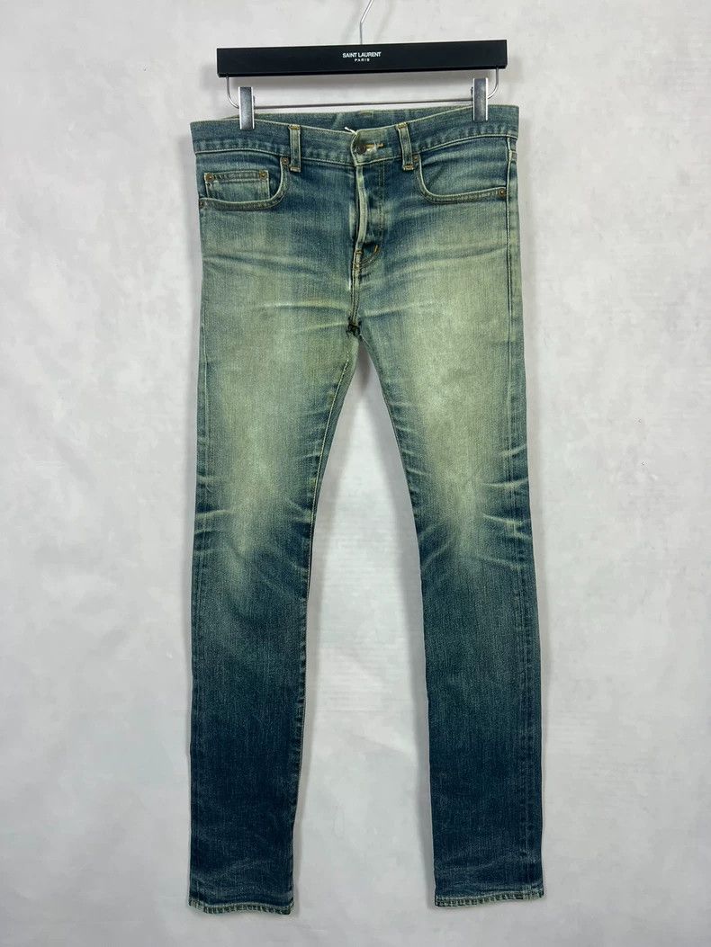 Saint Laurent Paris Saint Laurent Distressed Washed Jeans - dmc Size US 30 / EU 46 - 1 Thumbnail