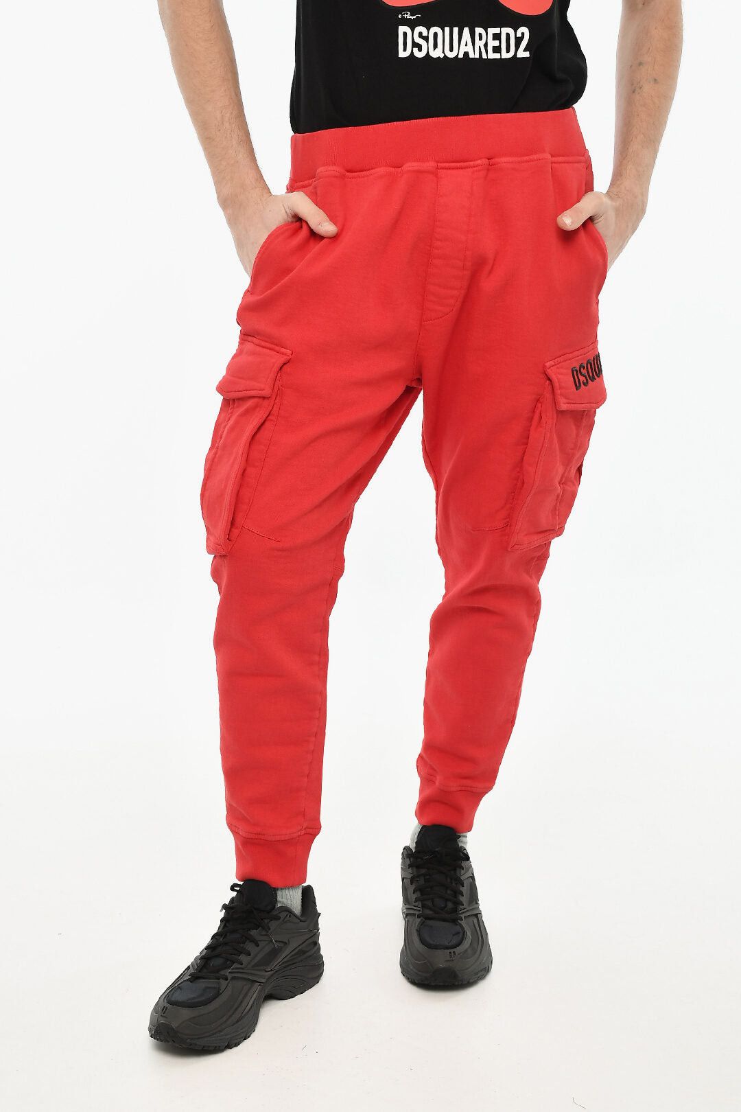 Dsquared2 Lightweight Cotton Joggers with Elastic Waist Size US 31 - 1 Thumbnail