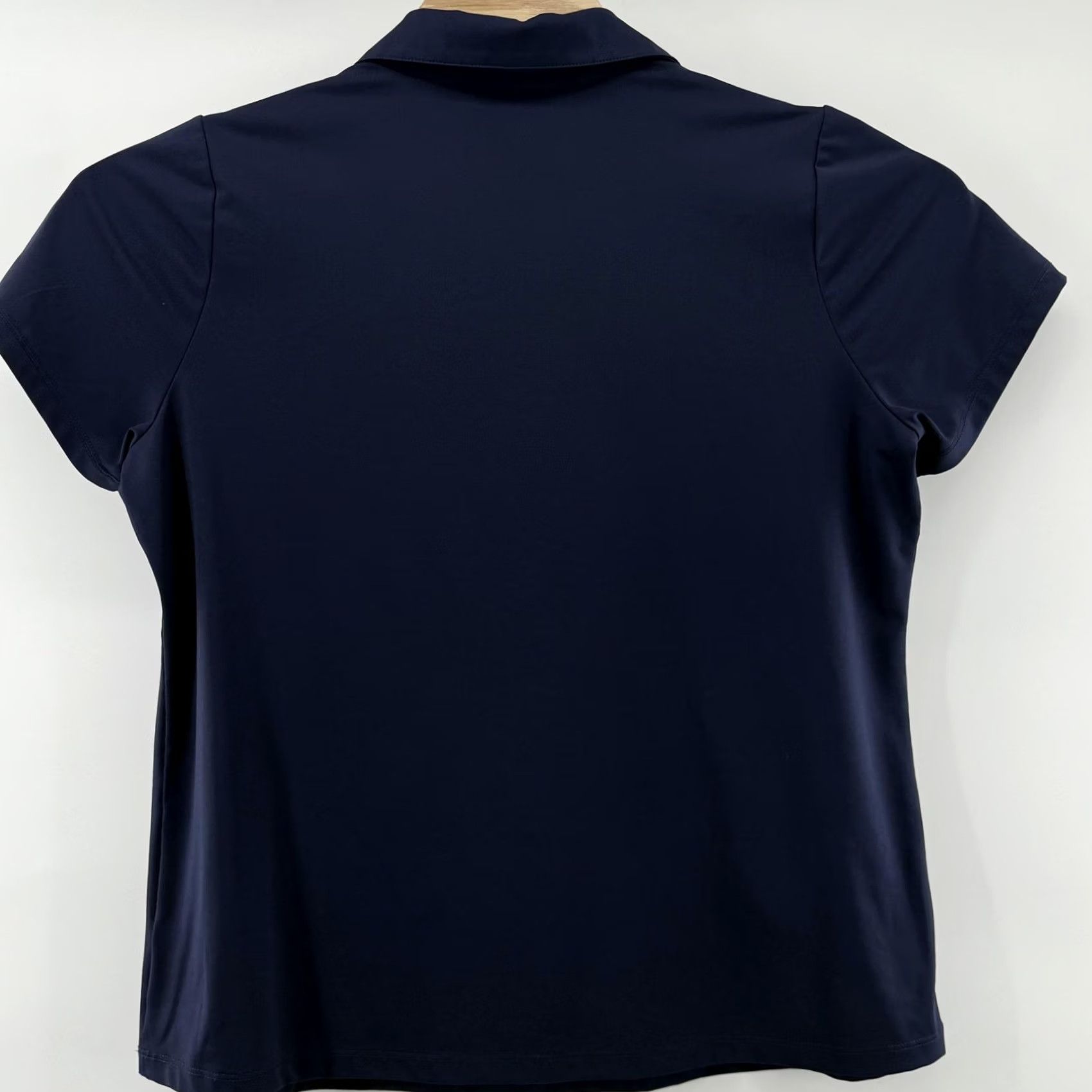 Vintage Susan Graver Artisan Polo Navy Blue Embellished Collar Stretch Nautical Size L / US 10 / IT 46 - 3 Thumbnail