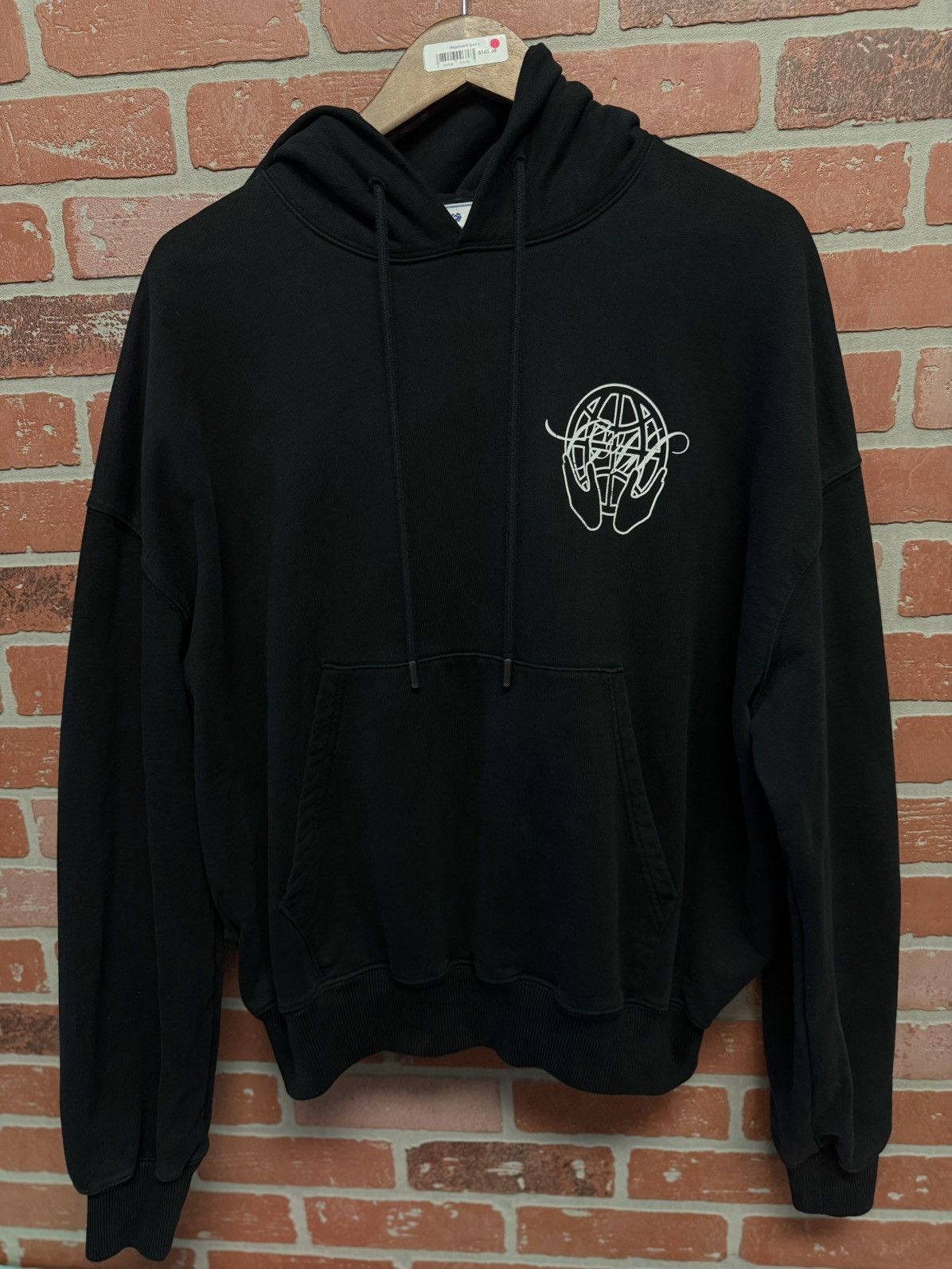 Off-White × Virgil Abloh Off White Hoodie Size Medium Black Arrow Fade 🧼 Size US M / EU 48-50 / 2 - 7 Thumbnail