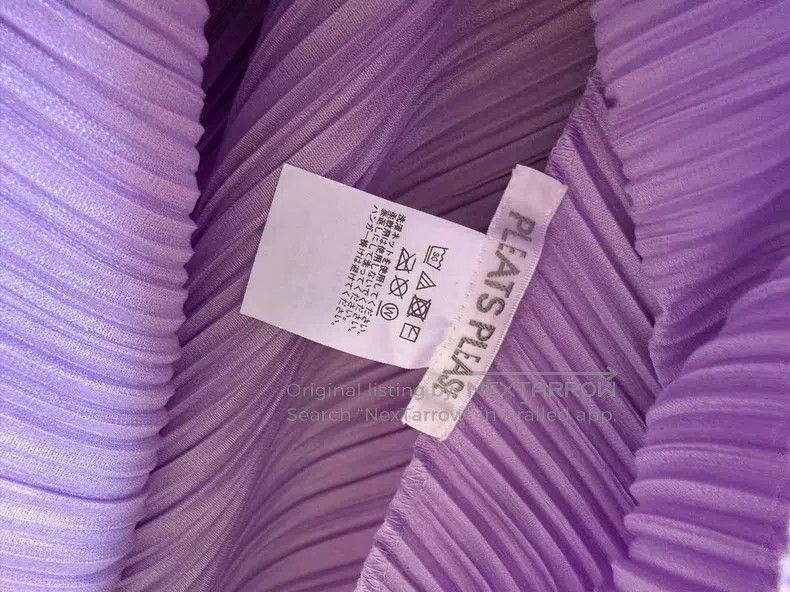 Issey Miyake Issey Miyake Purple Sleeveless Top Size L / US 10 / IT 46 - 2 Thumbnail