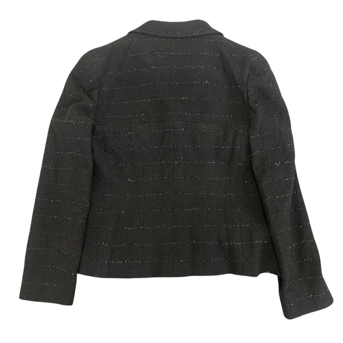 Chanel CHANEL 1995AW BOUTIQUE Black Sequined Tweed Jacket Skirt Set Size S / US 4 / IT 40 - 10 Thumbnail