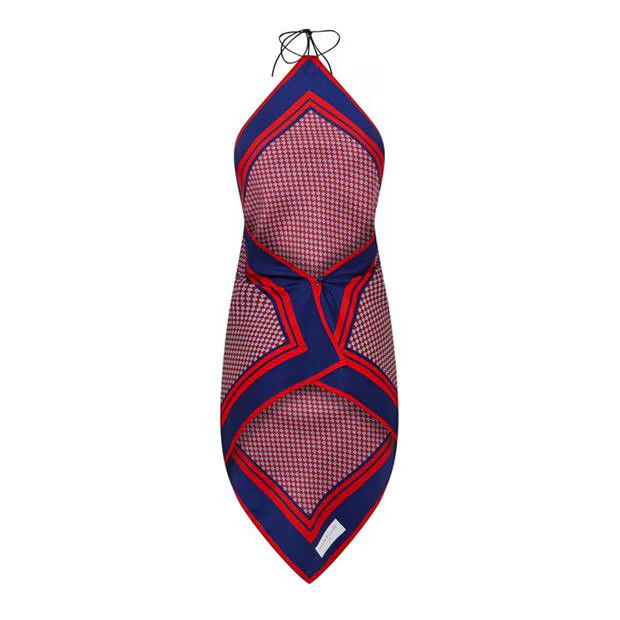 Balmain o1g2r1mq0924 Scarf Top in Multicolor Size S / US 4 / IT 40 - 2 Thumbnail