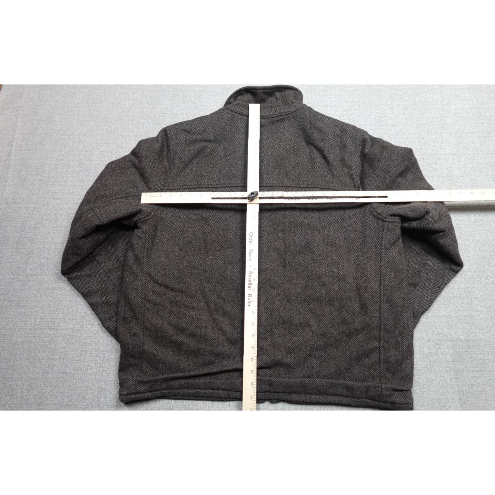 Old Navy Old Navy Quilted Jacket Mens 2XL Gray Wool Full Zip Heavyweight Size US XXL / EU 58 / 5 - 7 Thumbnail