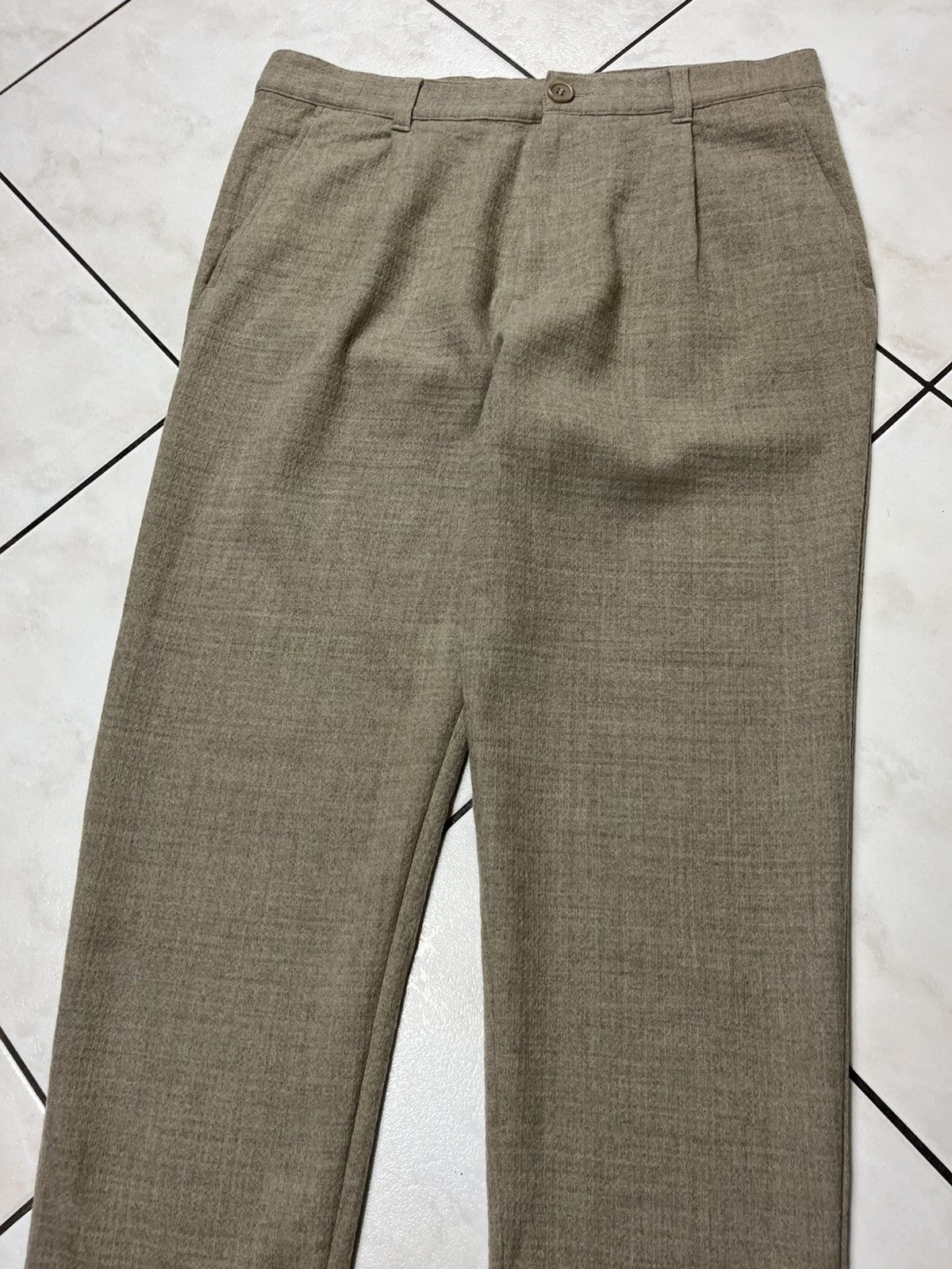 Cos × Designer COS wool casual textured casual pants trousers heather Size US 32 / EU 48 - 4 Thumbnail