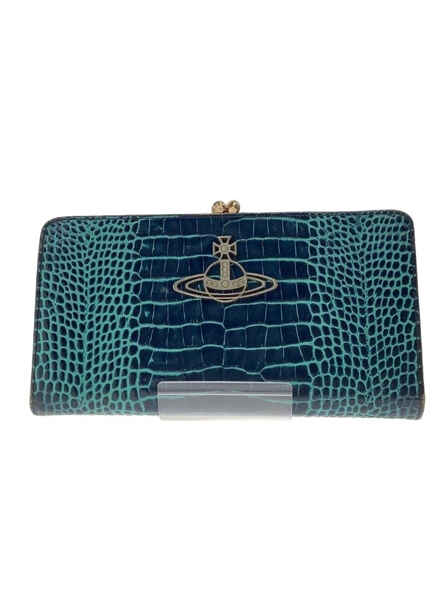 Vivienne Westwood Crocodile Embossed Orb Leather Wallet Size ONE SIZE - 1 Thumbnail
