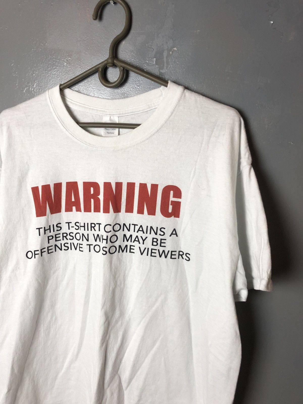 Other Men’s t-shirt Warning size L Humor Size US L / EU 52-54 / 3 - 2 Thumbnail