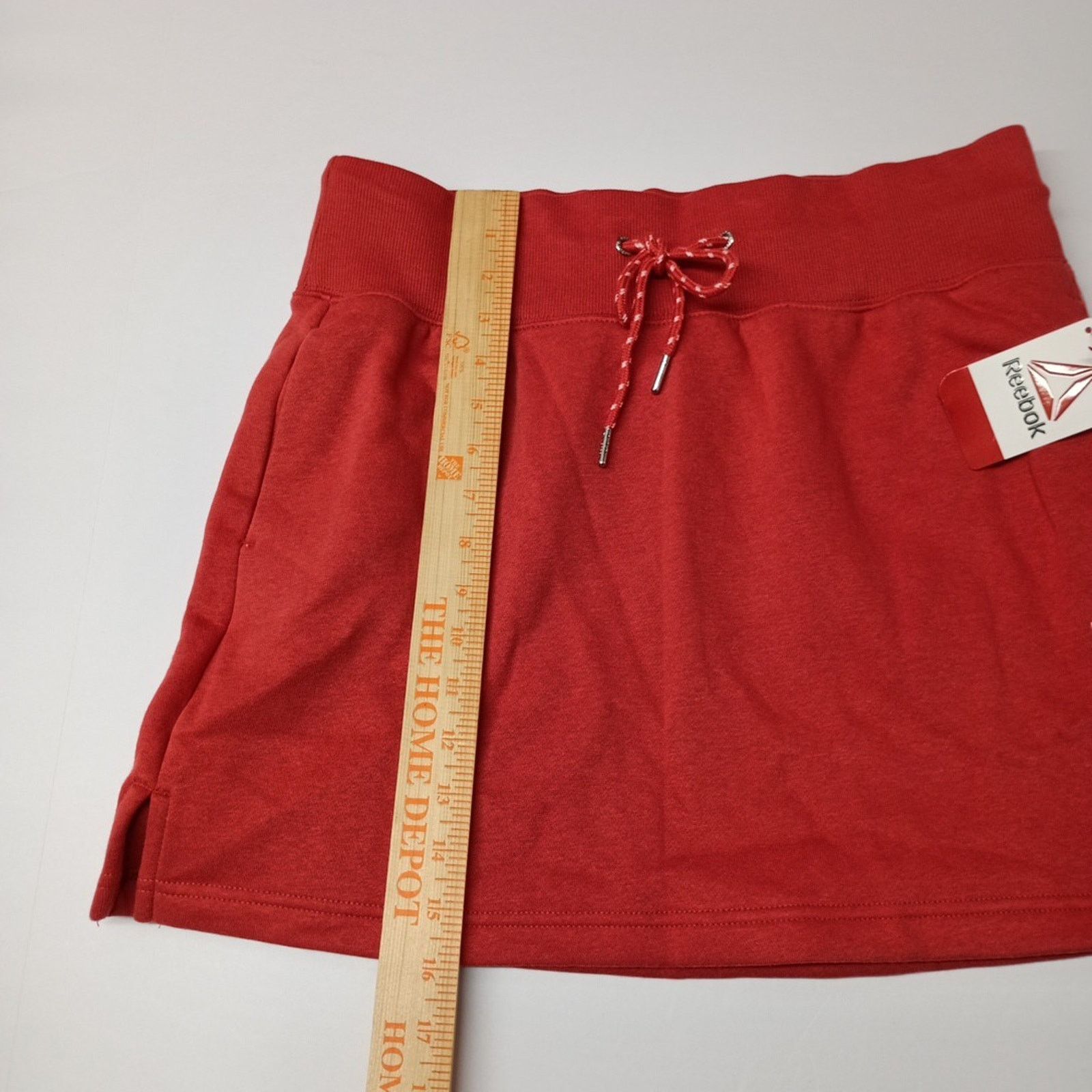 Reebok New Women's Reebok Slim Fit Fleece Skirt Size M Baked Apple Size 31" - 2 Thumbnail