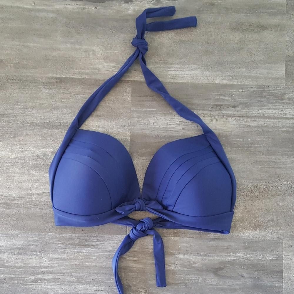 Designer Navy Classic Cocoship Bikini Top Size ONE SIZE - 1 Thumbnail