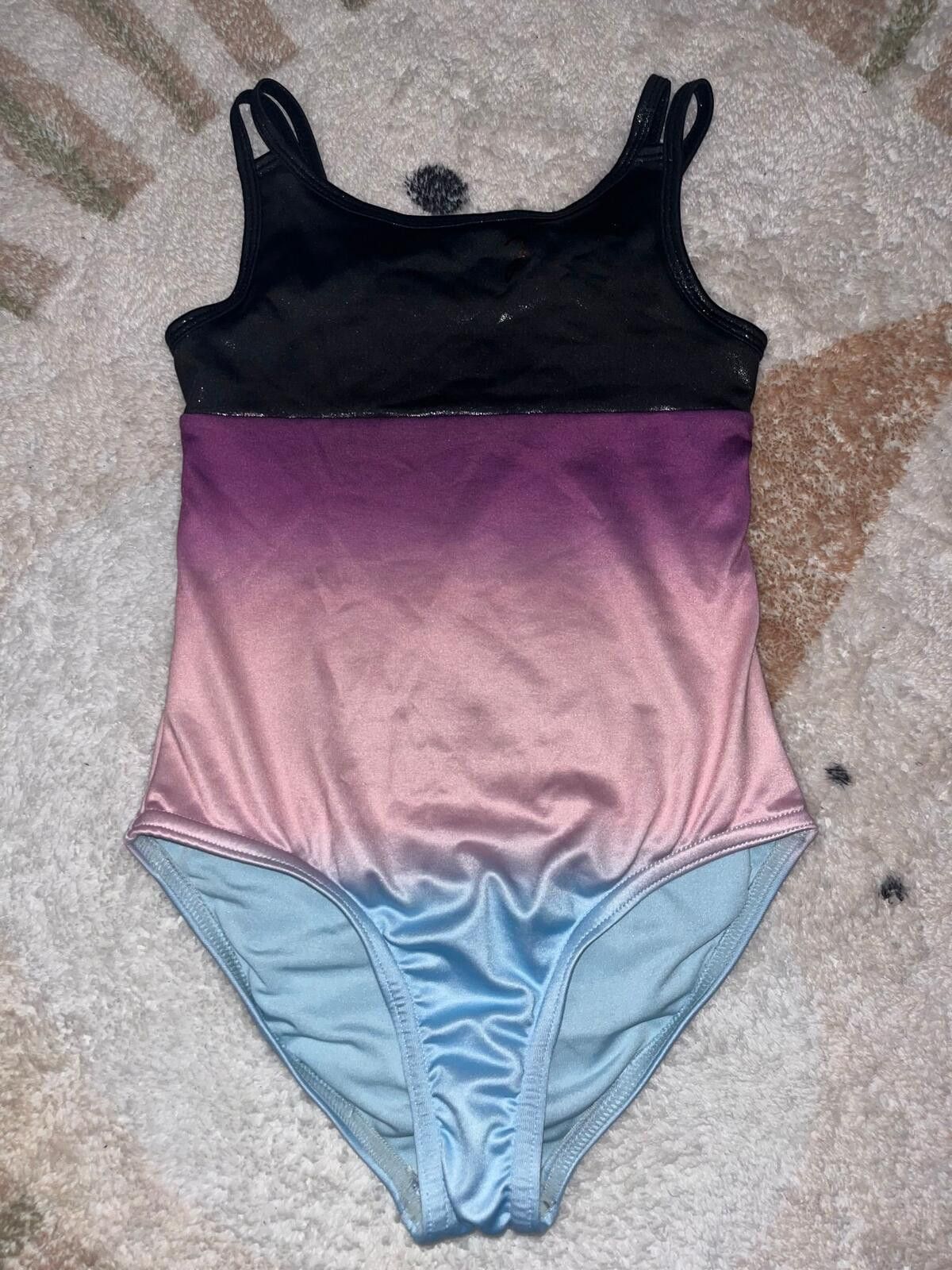 Other Justice Girls XS 5/6 Ombre Dance Gymnastics Leotard Size ONE SIZE - 3 Thumbnail