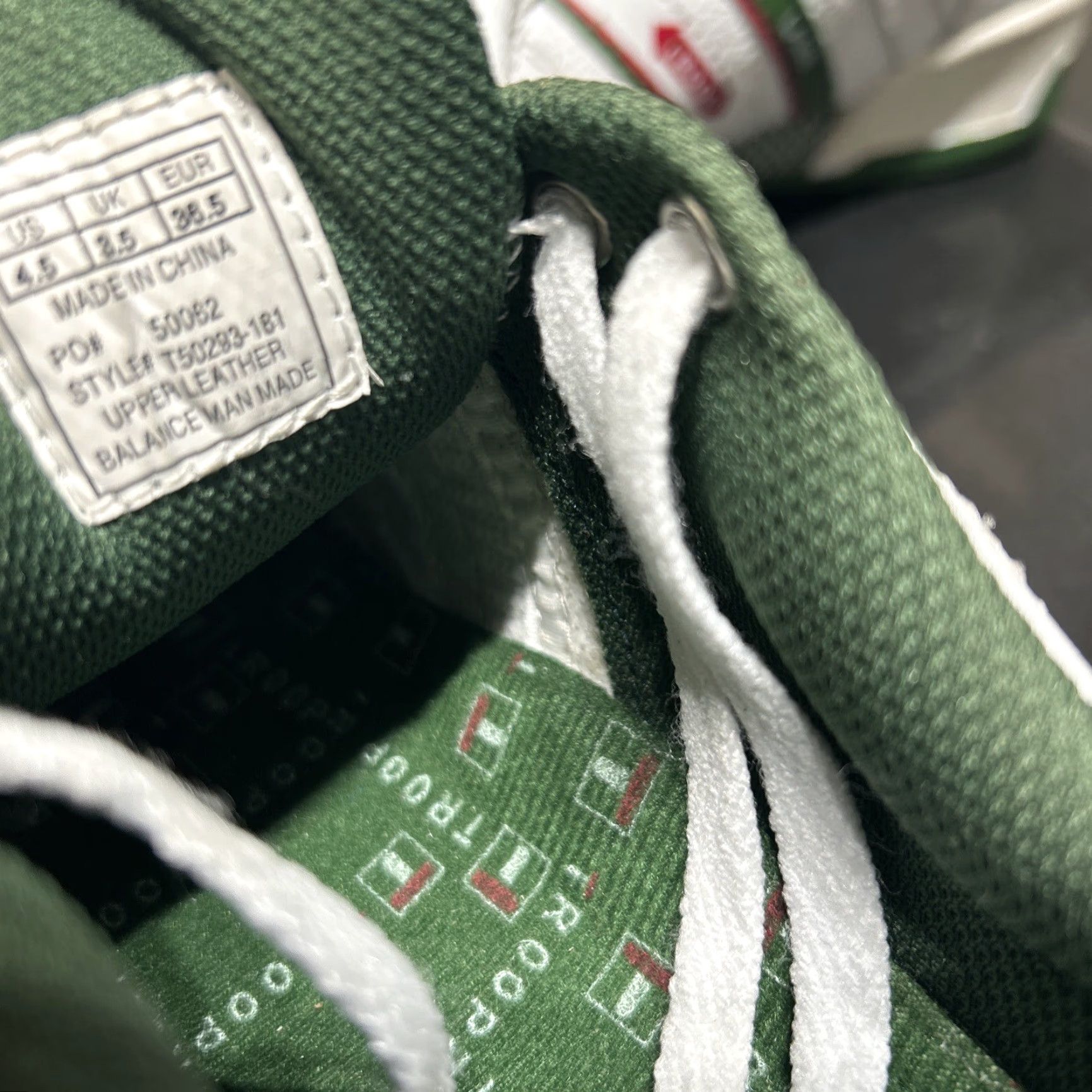 Vintage VINTAGE Troop Hip Hop Sneaker Men Size 4.5 White Green Y2K Troop Ice Lamb Sneakers Size US 5 / EU 37 - 4 Thumbnail